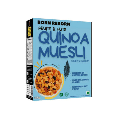 Born Reborn Quinoa Muesli with Honey Fruits and Nuts, Australia, Canada 