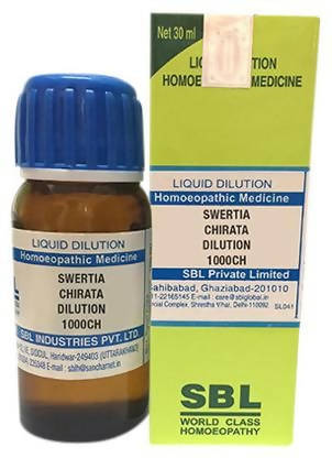 SBL Homeopathy Swertia Chirata Dilution