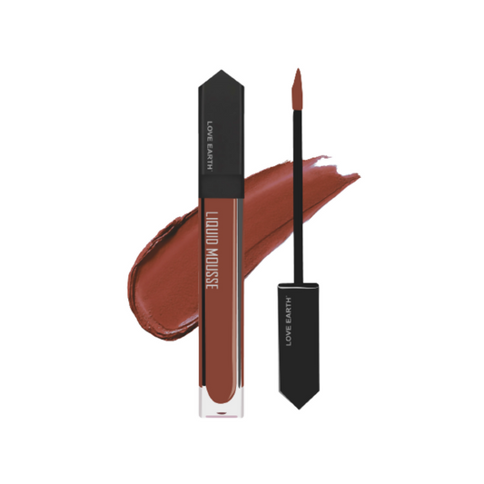 Love Earth Liquid Mousse Lipstick Spanish Coffee TrueCure