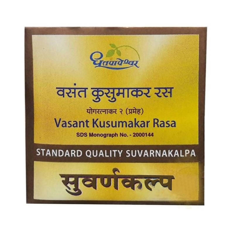 Dhootapapeshwar Vasant Kusumakar Ras Standard Quality Suvarnakalpa