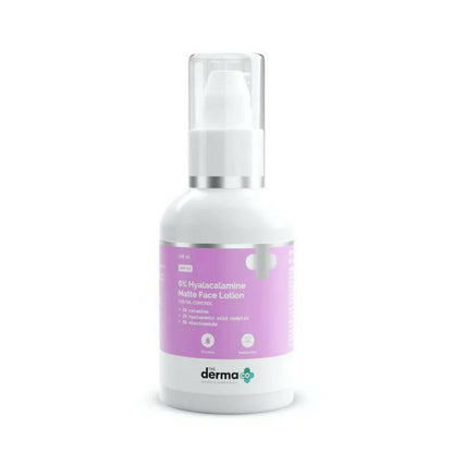 The Derma Co 6% Hyalacalamine Matte Face Lotion 