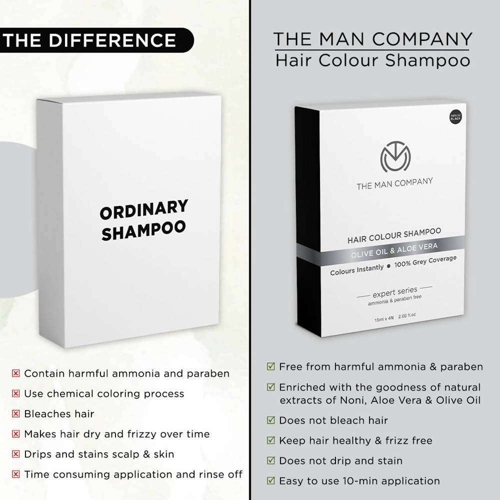 The Man Company Hair Color Shampoo