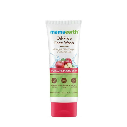 Mamaearth Oil-Free Face Wash With Apple Cider Vinegar & Salicylic Acid for Acne-Prone Skin 