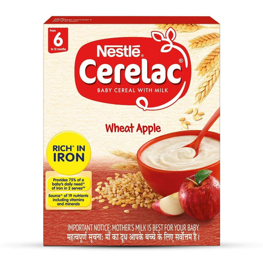 Nestle Cerelac Baby Cereal With Milk Wheat Apple