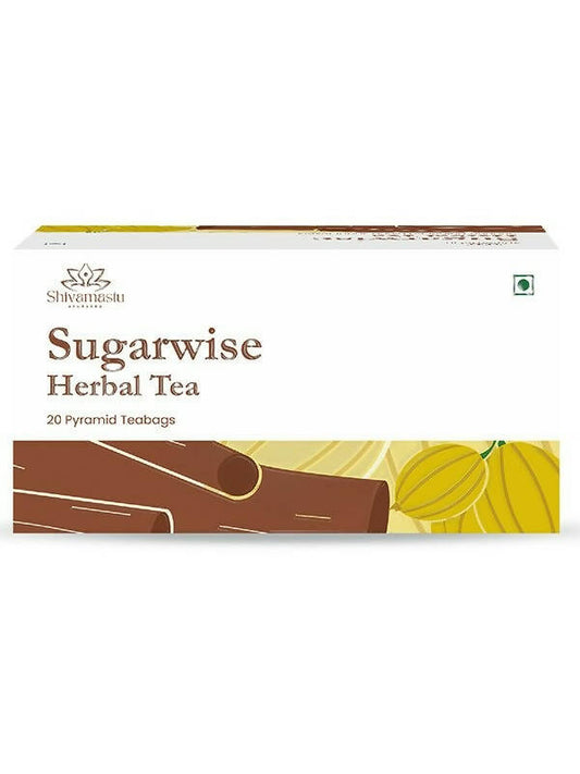 Shivamastu Ayurveda Sugarwise Herbal Tea 20 Pyramid Teabags TrueCure