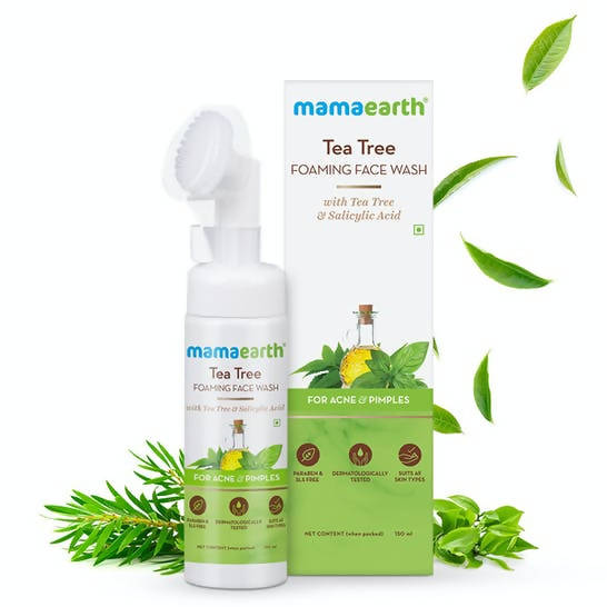 Mamaearth Tea Tree Foaming Face Wash with Tea Tree & Salicylic Acid