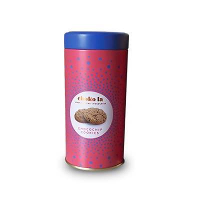 Choko La Egg less Cookies Gifting Hamper Cocoa Almond Tin Set (Pack of 4)