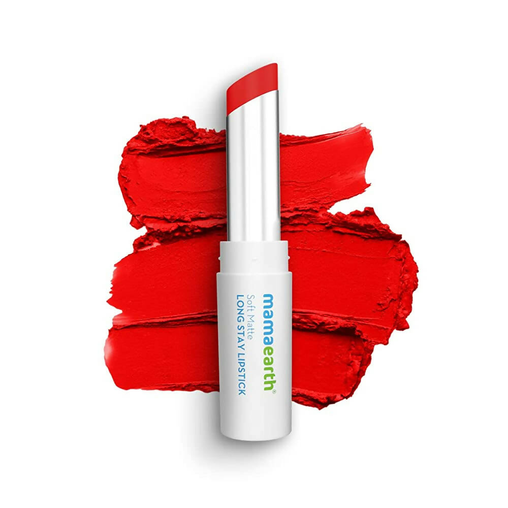 Mamaearth Soft Matte Long Stay Lipstick Red Dahlia 