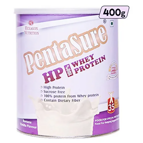 PentaSure HP Whey Protein Powder Banana & Vanilla Flavor TrueCure