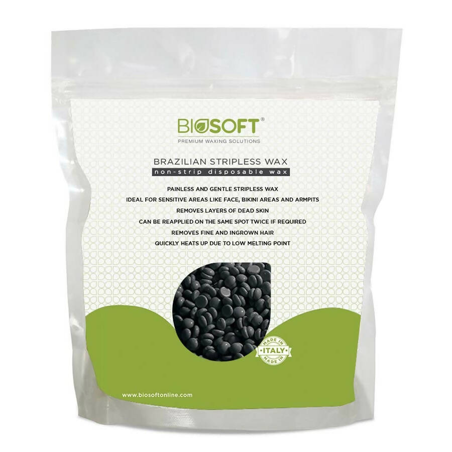 Biosoft Brazillian Stripless Wax Charcoal 