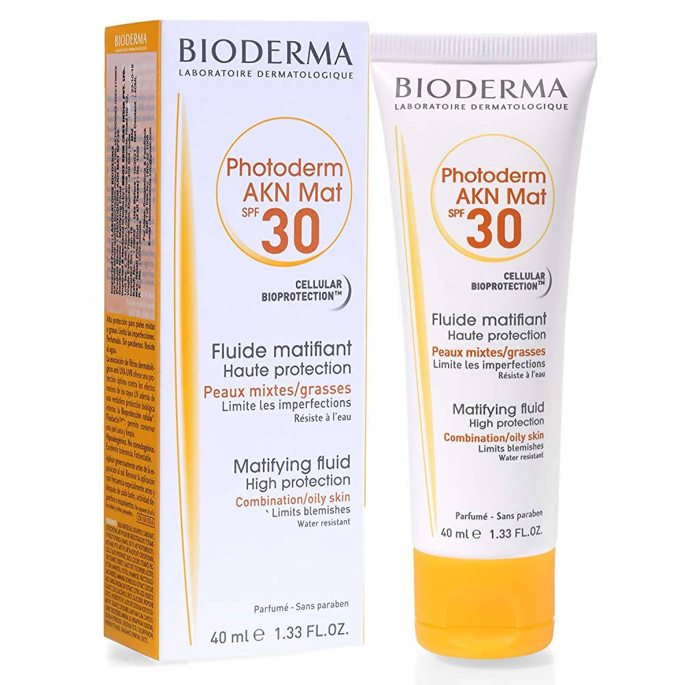 Bioderma Photoderm AKN Mat SPF 30 Matifying Aanti-Blemish Sunscreen TrueCure