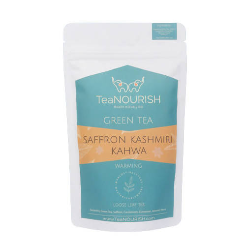 TeaNourish Saffron Kashmiri Kahwa Green Tea TrueCure