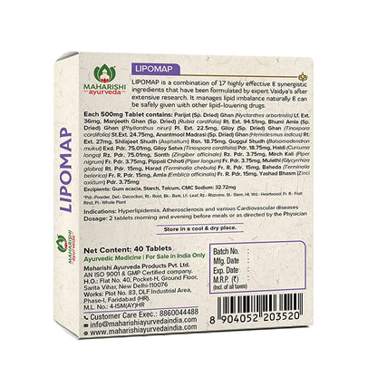 Maharishi Ayurveda Lipomap for Cholesterol