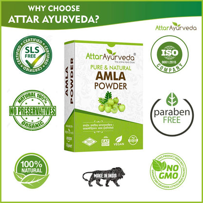 Attar Ayurveda Pure Amla Powder