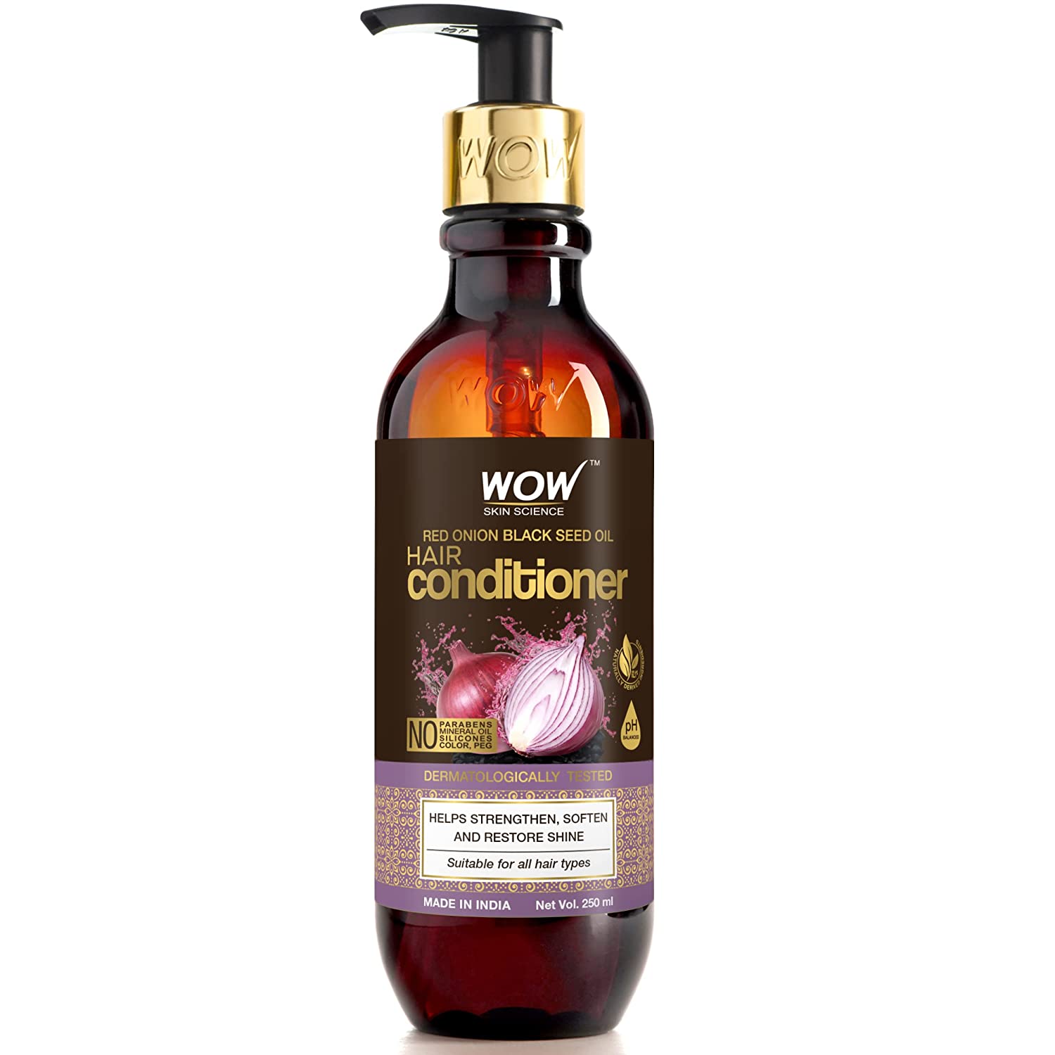 Wow Skin Science Red Onion Black Seed Oil Hair Conditioner TCC 