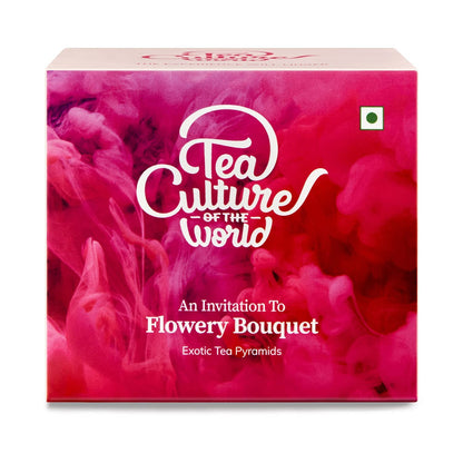 Tea Culture Flowery Bouquet Green Tea Bags TrueCure