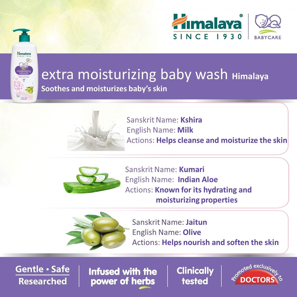 Himalaya Extra Moisturizing Baby Wash