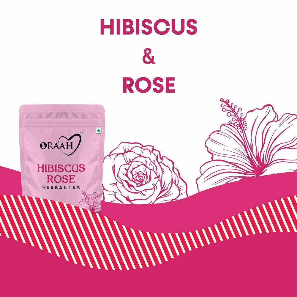 Oraah Hibiscus Rose Herbal Tea