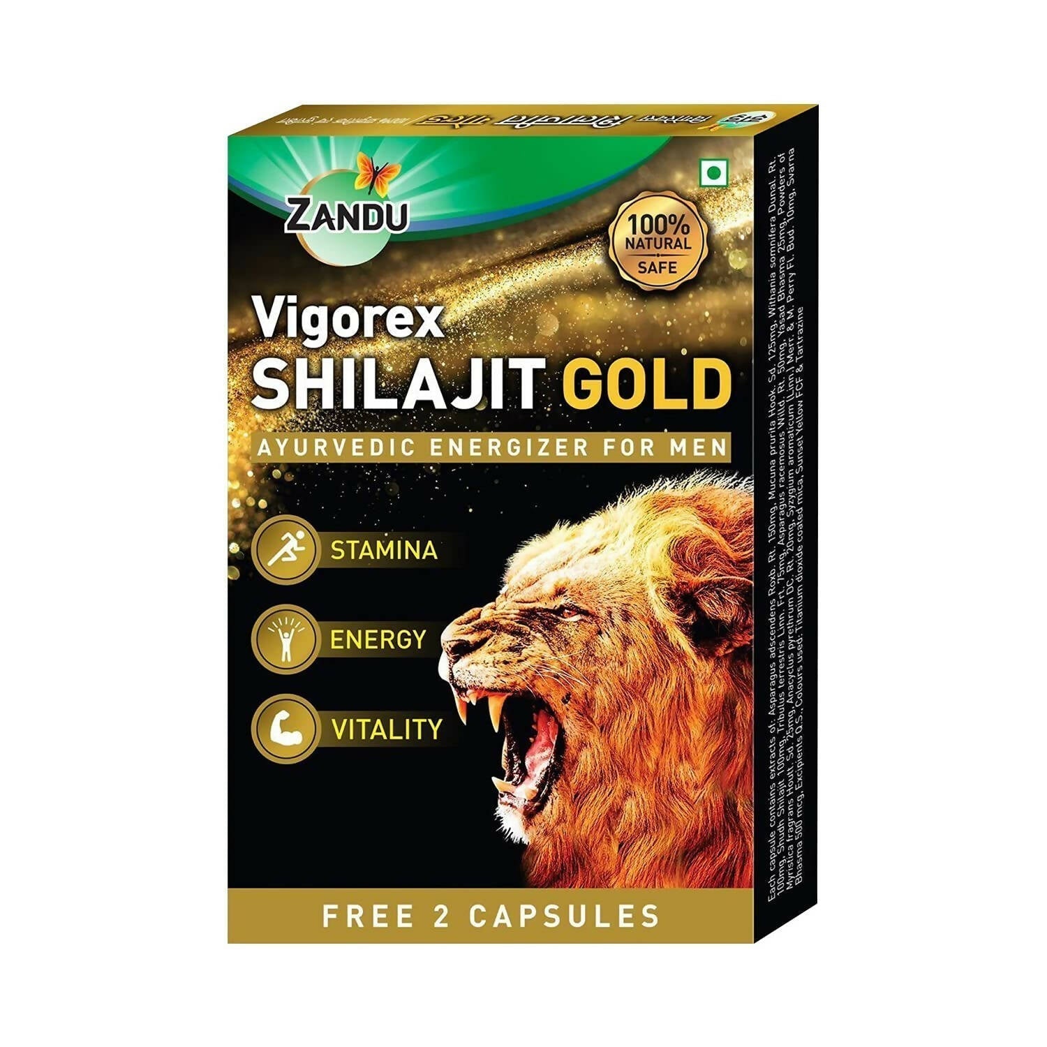 Zandu Vigorex Sj Gold Capsules TrueCure