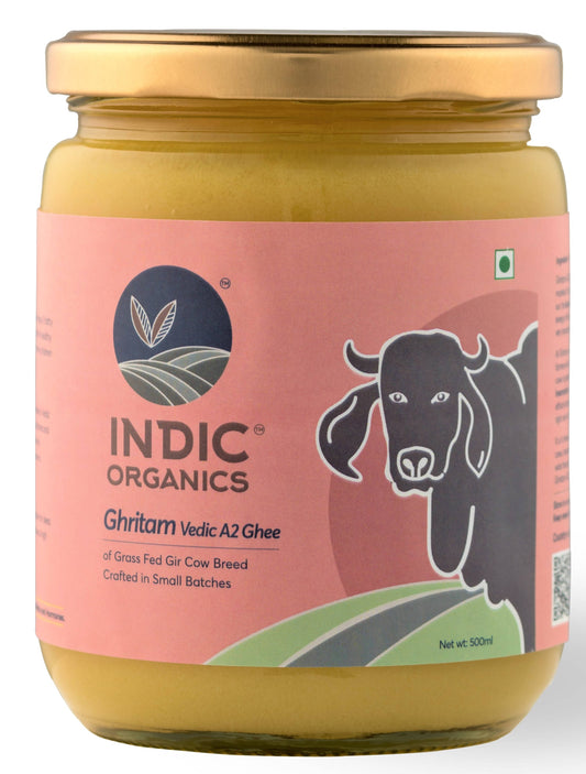 Indic Organics Gir Cow's A2 Ghee