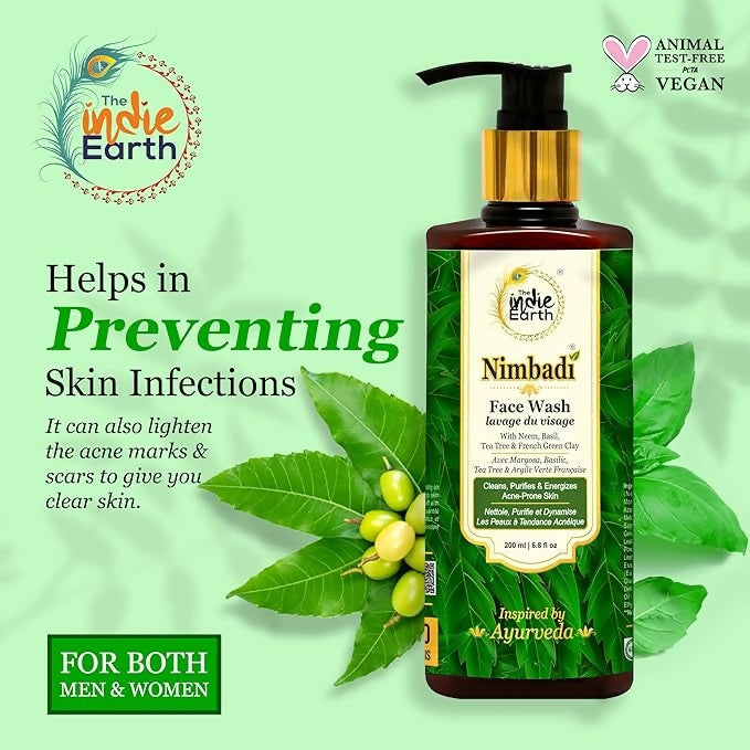 The Indie Earth Nimbadi Facewash Inspired by Ayurveda