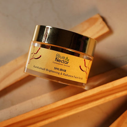 Blue Nectar Shubhr Kumkumadi Brightening & Radiance Face Scrub