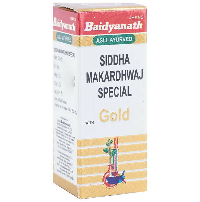 Baidyanath Siddha Makardhwaj Special Tablets With Gold