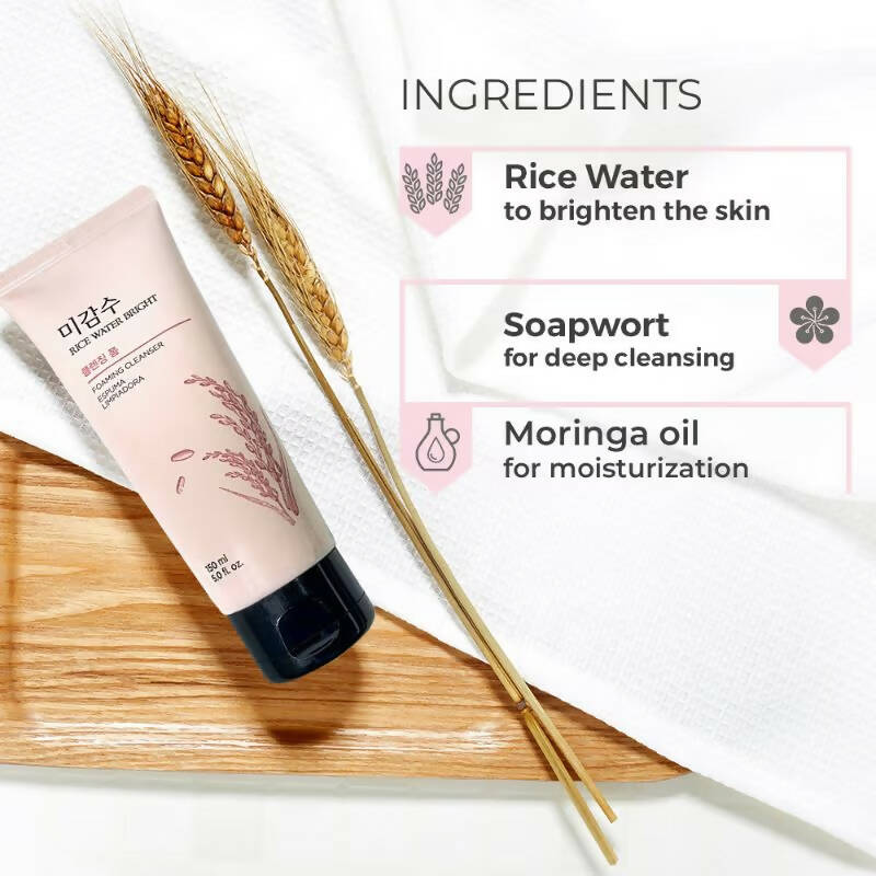 The Face Shop Rice Water Bright Foaming Cleanser