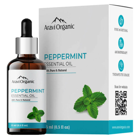 Aravi Organic Peppermint Essential Oil 