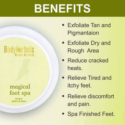 BodyHerbals 1 minute pedicure Lemongrass