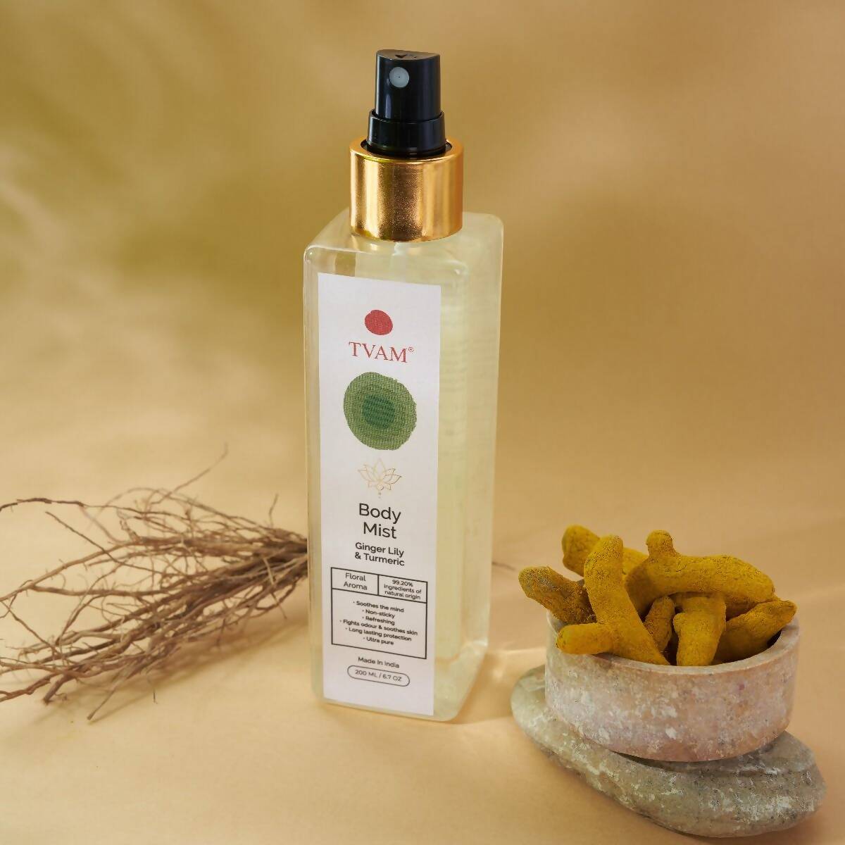 Tvam Body Mist - Ginger Lily & Turmeric