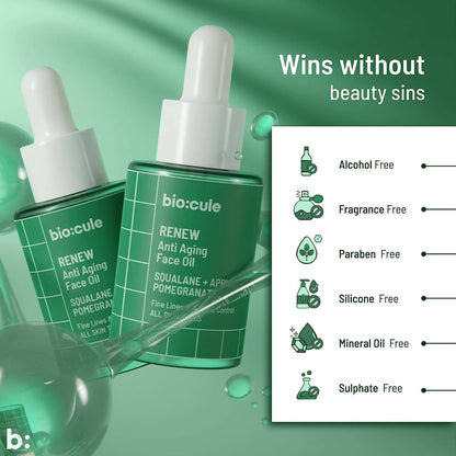 Biocule Renew Anti Aging Face Oil