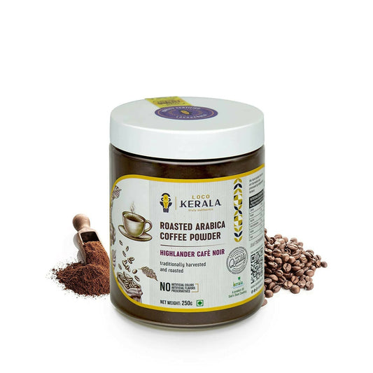 LocoKerala Highlander Caf Noir Arabica Coffee Powder TrueCure