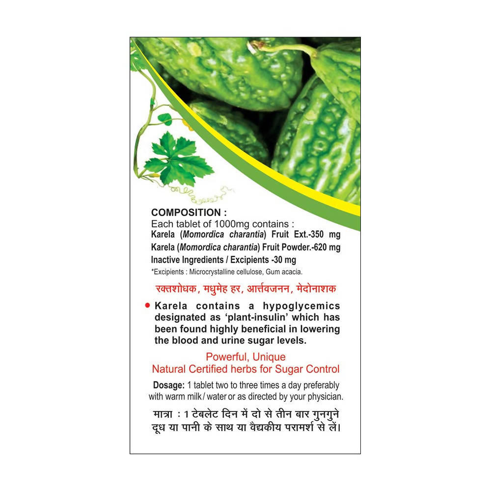 Basic Ayurveda Karela Bitter Gourd Tablet