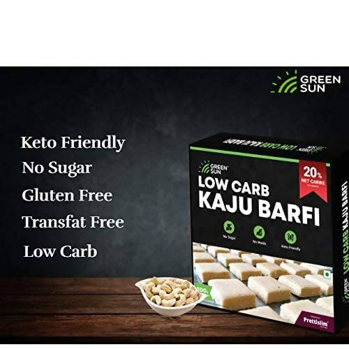 Green Sun Low Carb Kaju barfi