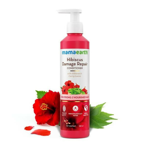 Mamaearth Hibiscus Damage Repair Conditioner With Hibiscus & Curry Leaves