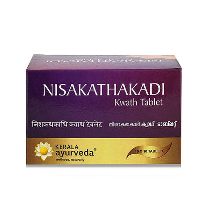 Kerala Ayurveda Nisakathakadi Kwath Tablet