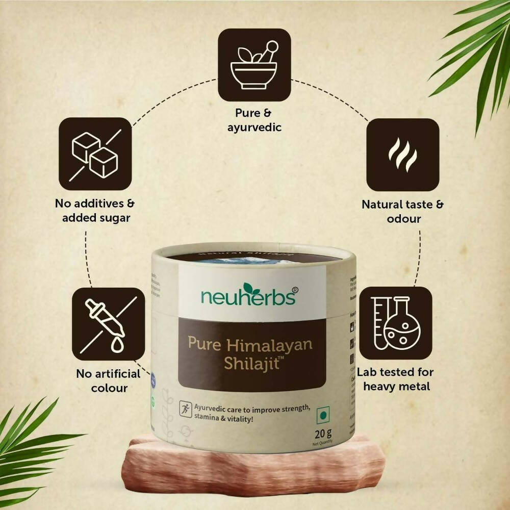 Neuherbs Pure & Original 100% Ayurvedic Himalayan Sj /Sj Resin