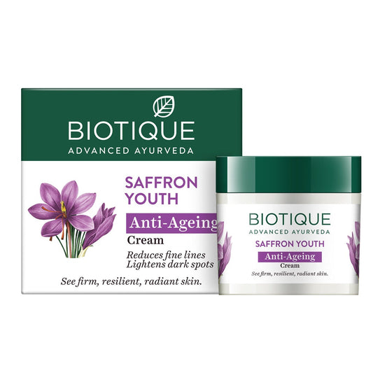 Biotique Advanced Ayurveda Bio Saffron Youth Anti-aging Cream TrueCure