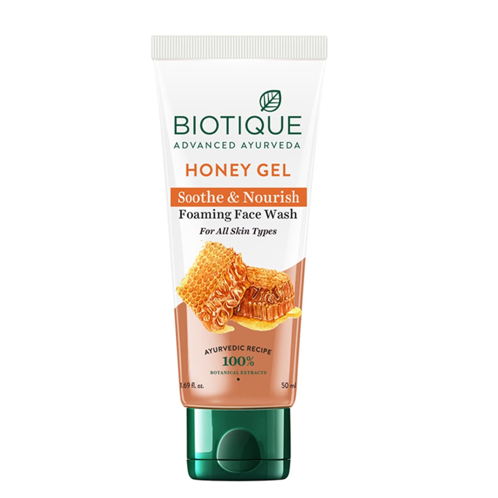 Biotique Advanced Ayurveda Bio Honey Gel Refreshing Foaming Face Wash TrueCure