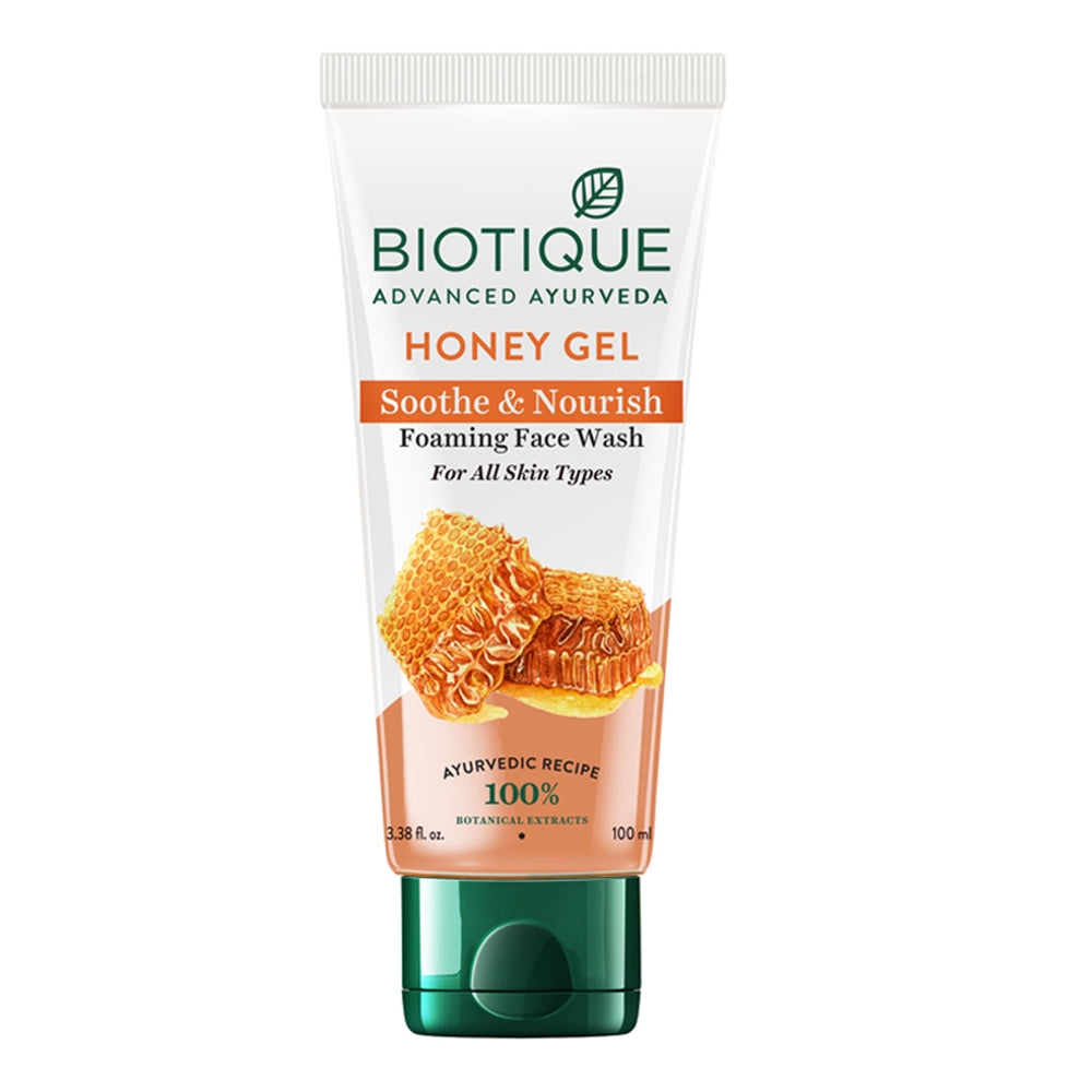 Biotique Advanced Ayurveda Bio Honey Gel Refreshing Foaming Face Wash TrueCure