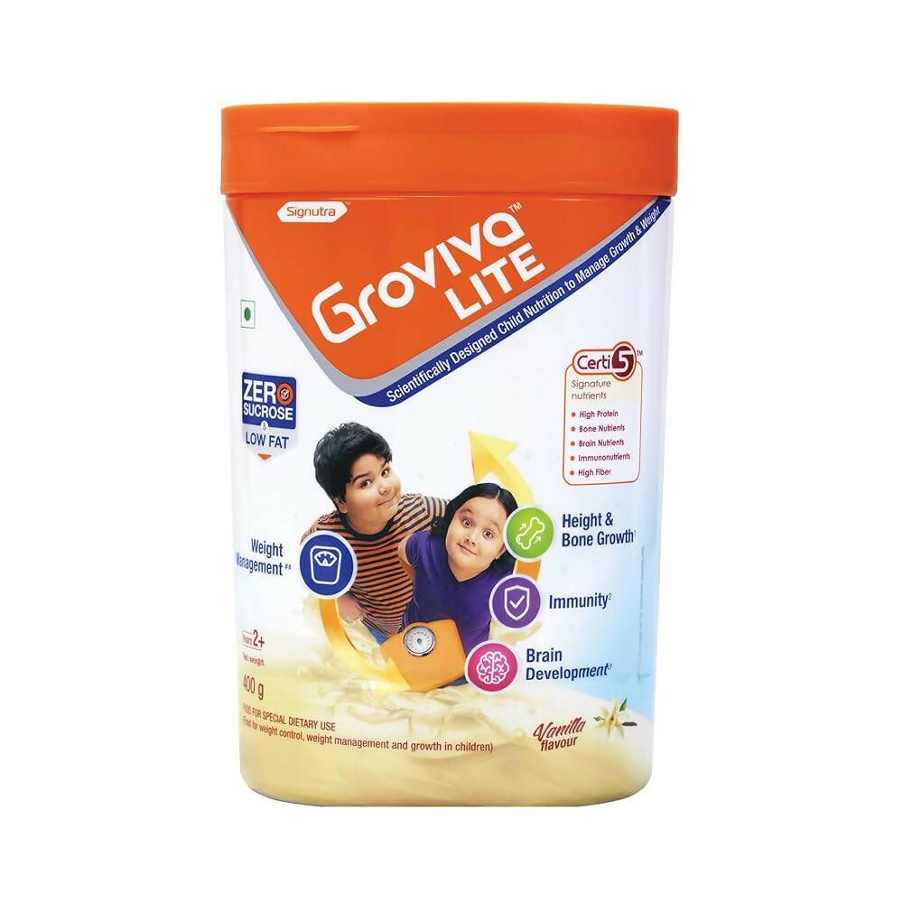 Groviva Lite Child Nutrition Powder to Manage Growth & Weight TrueCure