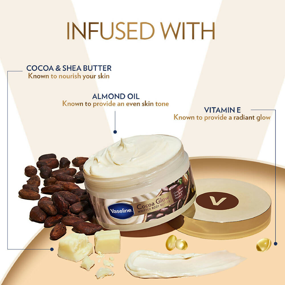 Vaseline Cocoa Glow Whipped Body Butter