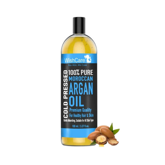 Wishcare 100% Pure Cold Pressed & Natural Moroccan Argan Oil TCC 