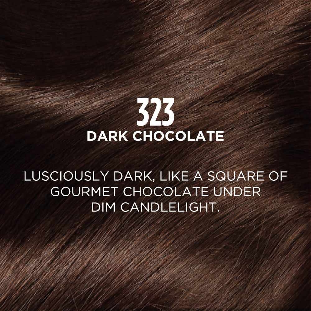 L'Oreal Paris Casting Creme Gloss Conditioning Hair Color - Dark Chocolate 323