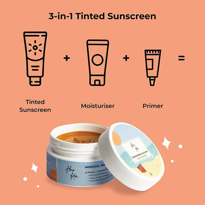 The Harkoi Mineral Matte Sunscreen - SPF 35 - Shade #4