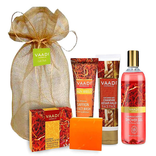 Vaadi Herbals Luxurious Saffron Skin Whitening Set TrueCure