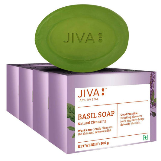 Jiva Ayurveda Basil Bathing Soap TrueCureN