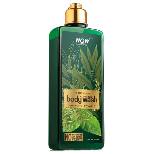 Wow Skin Science Tea Tree & Mint Foaming Body Wash