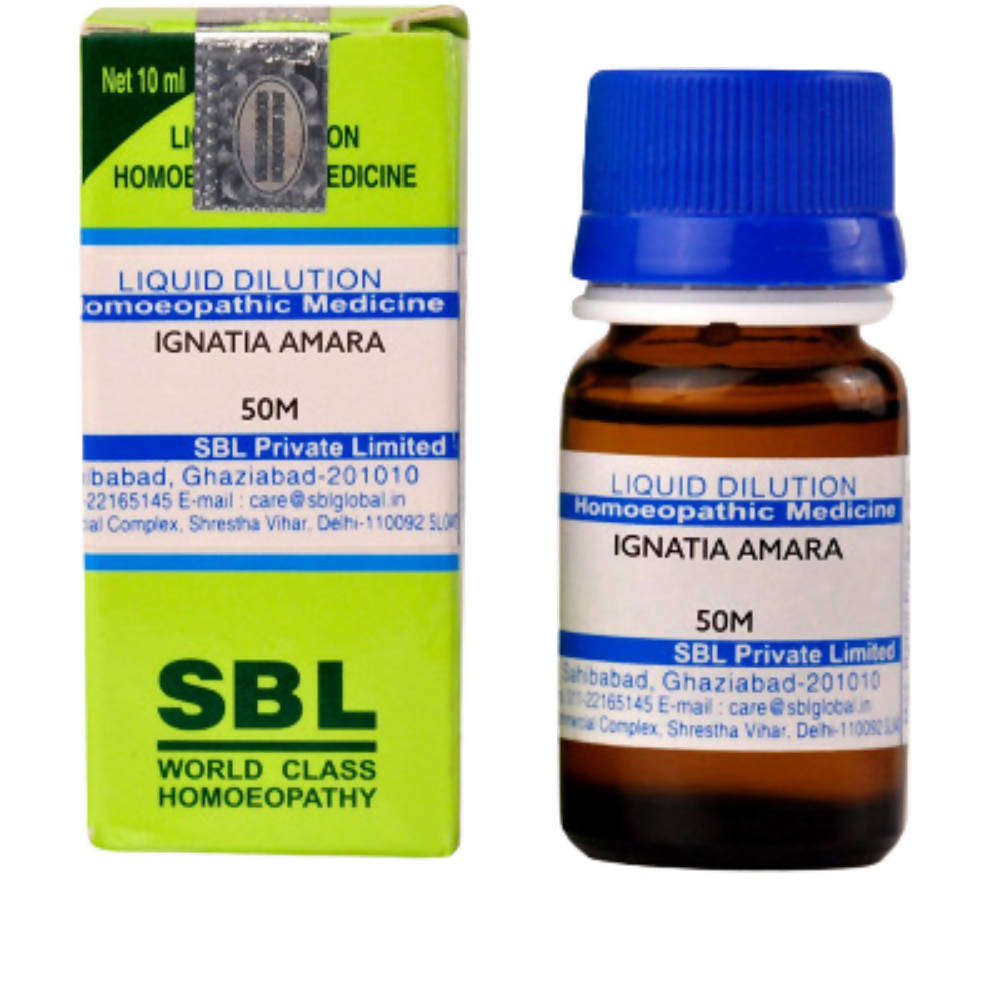 SBL Homeopathy Ignatia Amara Dilution 50 M